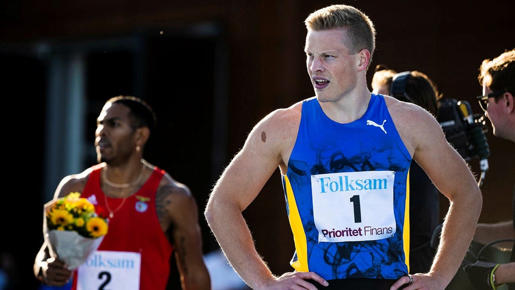 Svenskt rekord av Henrik Larsson på 100 meter DN.se